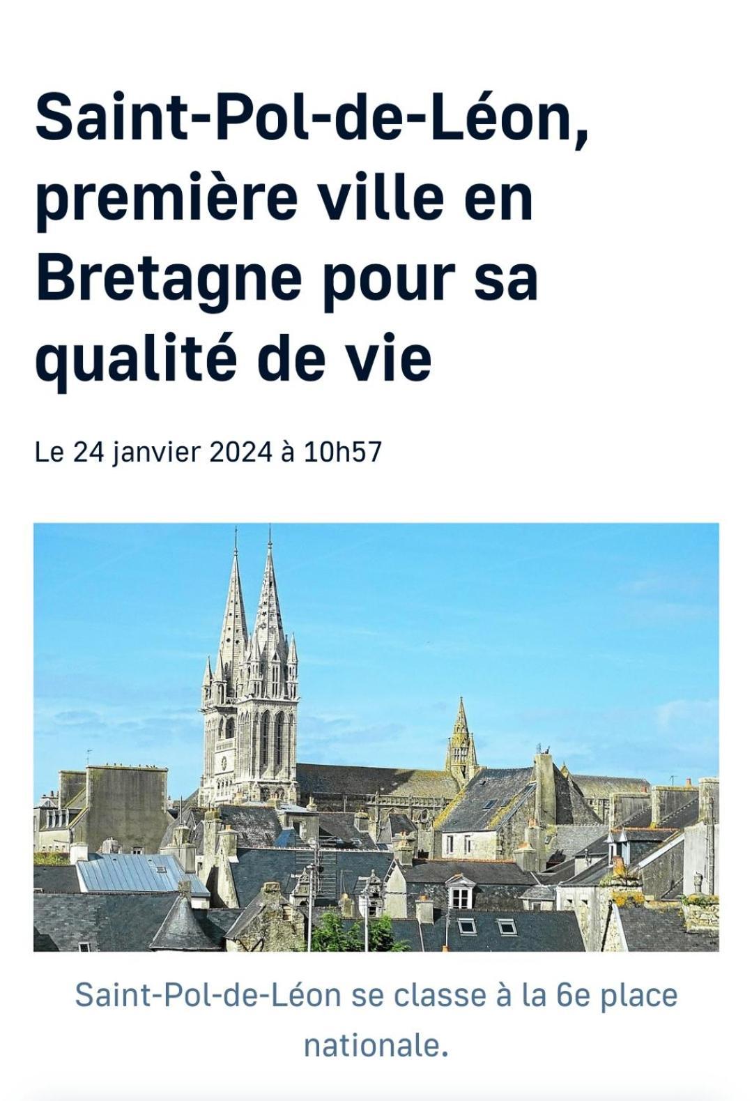 Ty Ma Bro Apartment Saint-Pol-de-Léon Екстериор снимка